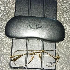 Raybans Aviators Gold